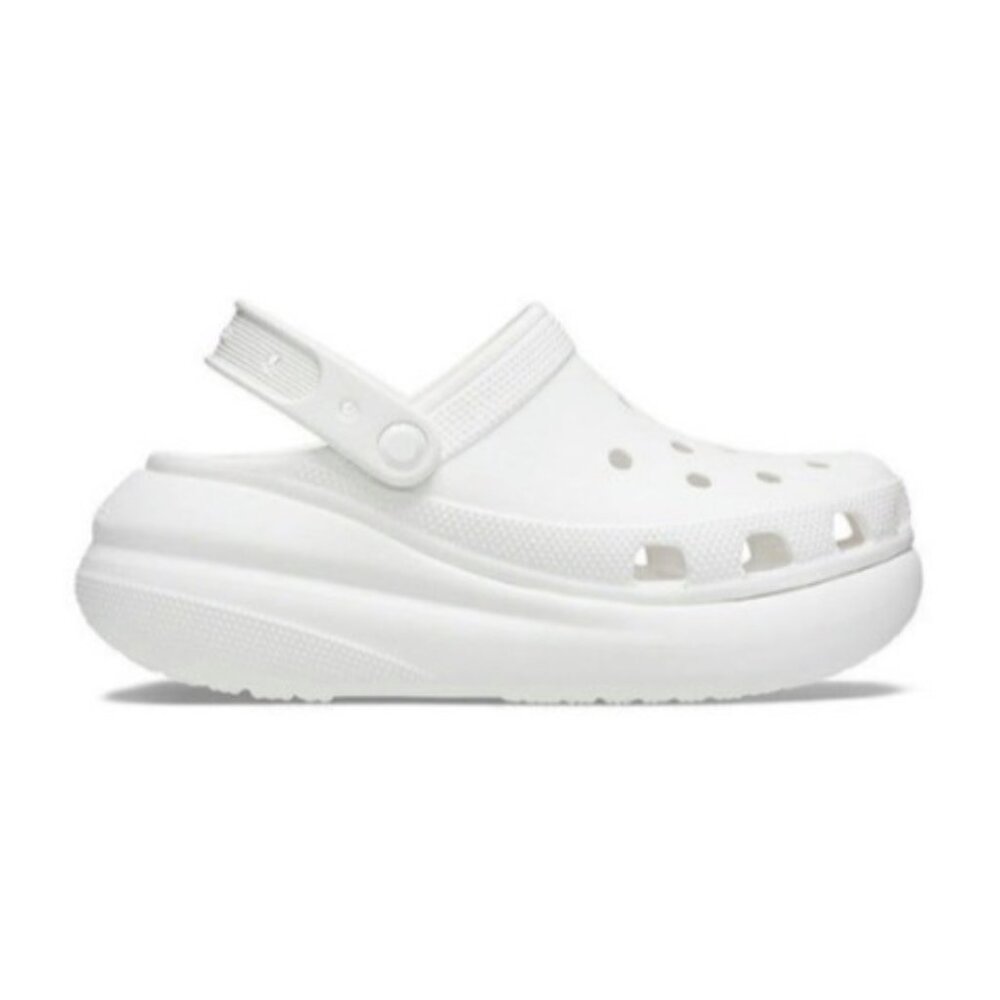 Crocs Crush Clog Low Womens Casual Slides White 207521-100 NEW Size 9